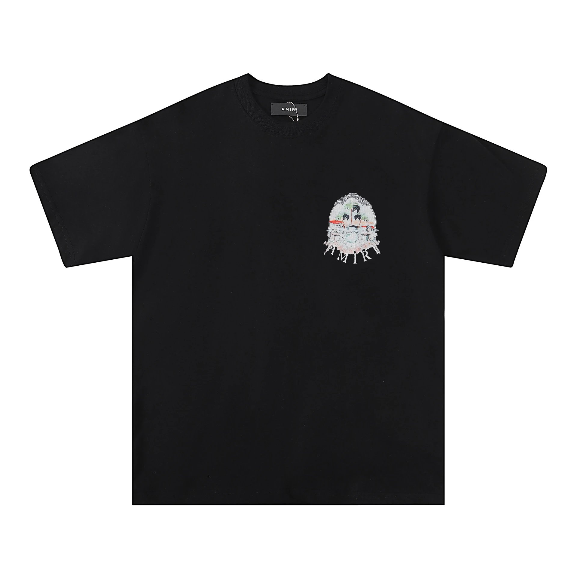 Amiri Ornate Script Logo White T-Shirt - 24