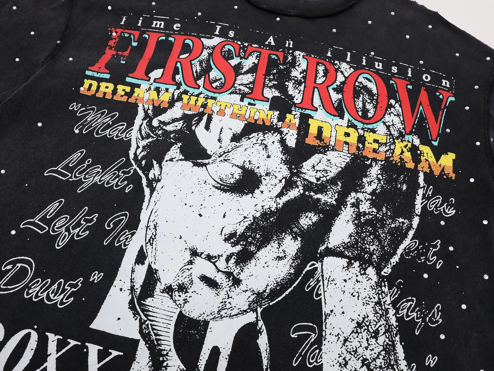 First Row x Hellstar Records Graphic Print Black T-Shirt - 27