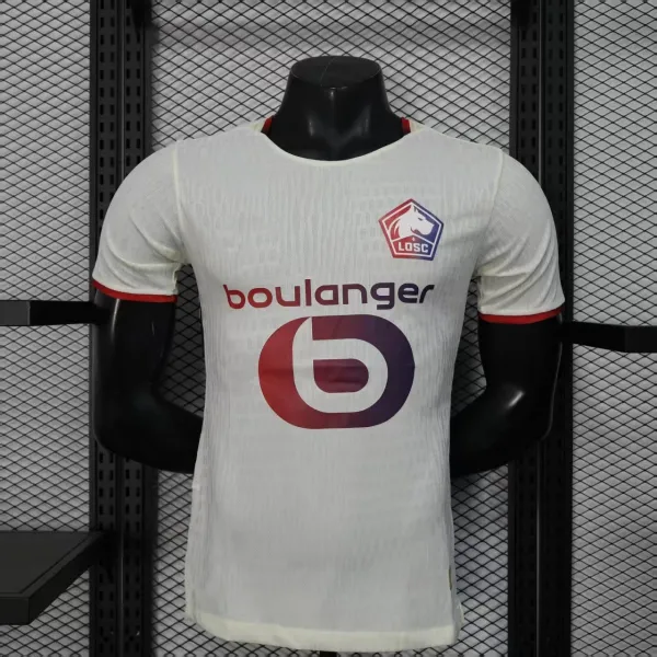 AC Milan LOSC Lille x Boulanger 2023-24 Away Jersey White Jersey - 1