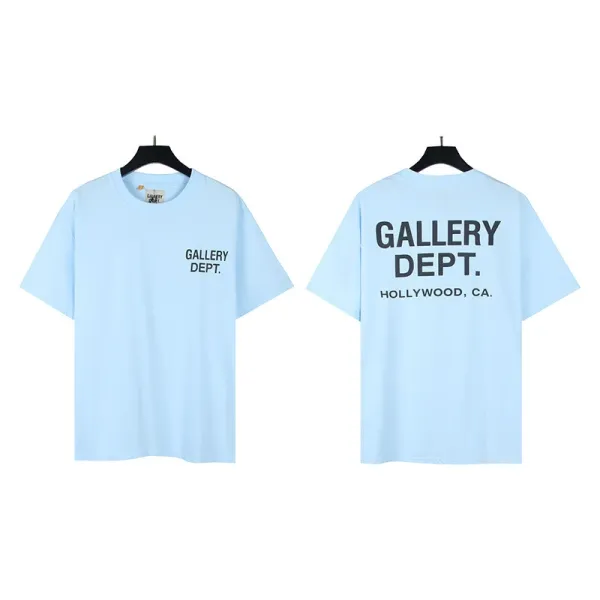Gallery Dept Gallery Dept. Hollywood CA T-Shirt Light Blue - 1