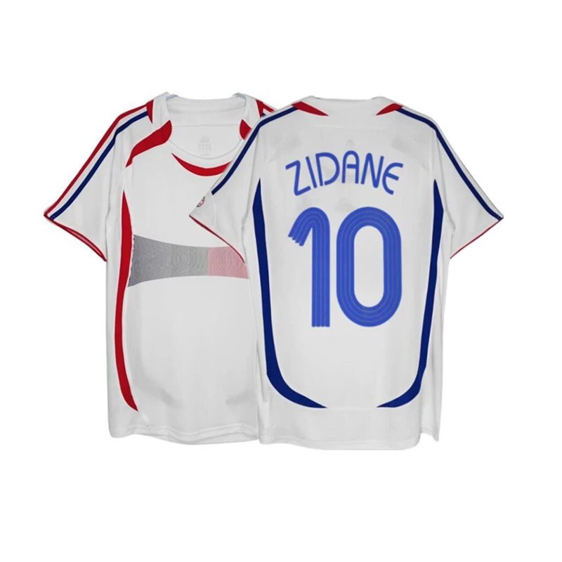 Adidas France 2006 Away Jersey Zidane #10 White - 1