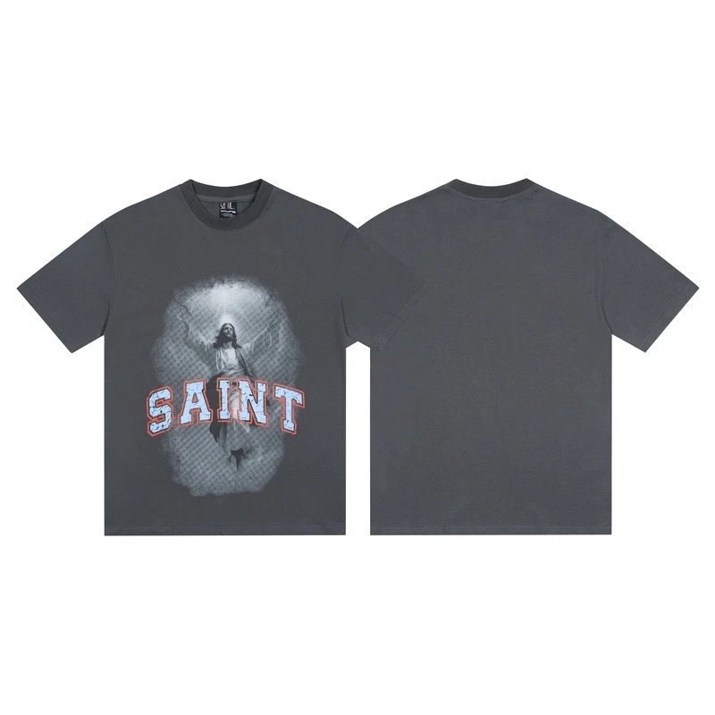 Saint Tears Saint Style Jesus Black T-Shirt - 5