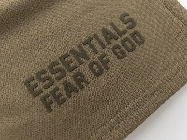 Fear of God Essentials Relaxed Fit Shorts Olive - 9