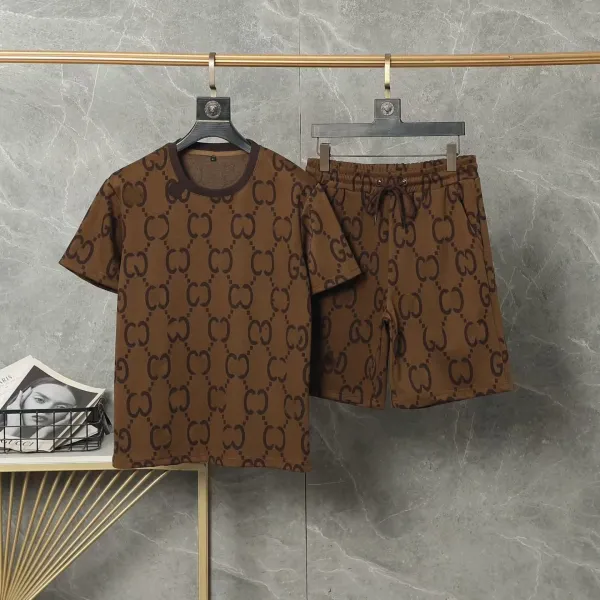 Gucci GG Monogram Brown Casual Set - 1