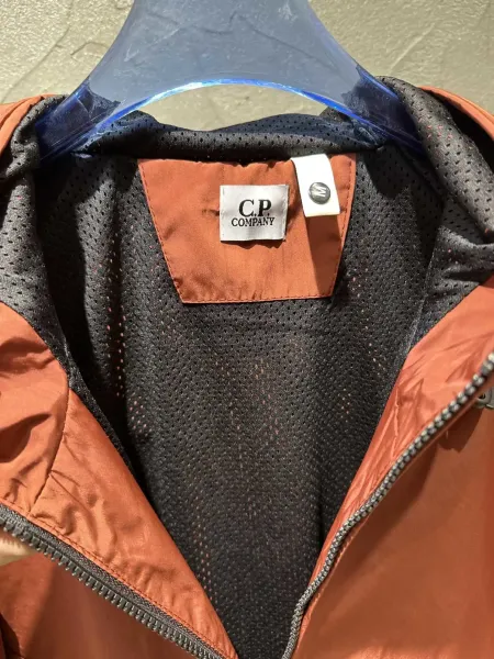 C.P. Company Hooded Windbreaker Jacket Army Green Outerwear - 13