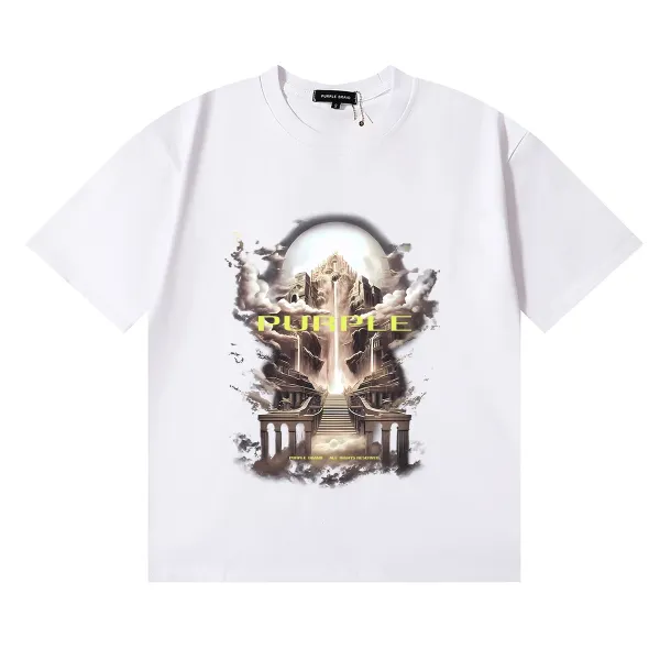 Purple Brand Celestial Gateway White T-Shirt - 1
