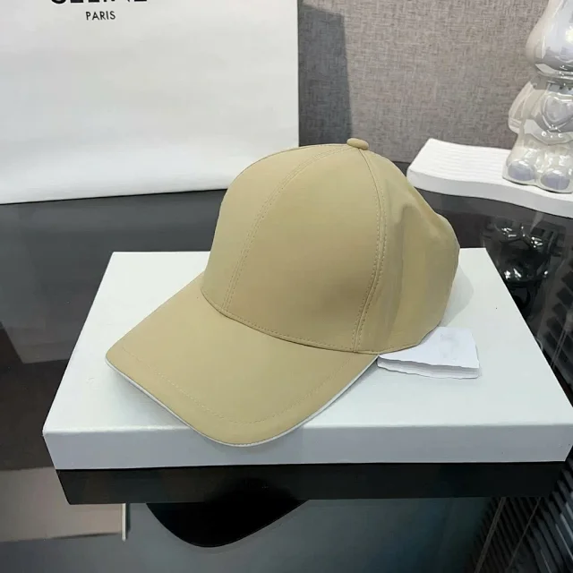 Brunello Cucinelli Hats Embroidered Baseball Cap with Contrast Piping product detail image 1