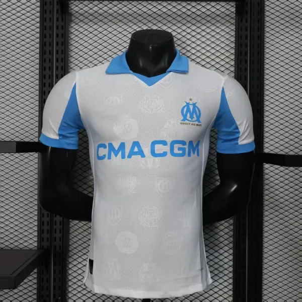 Olympique de Marseille 2023-24 Third Jersey White / Blue - 1