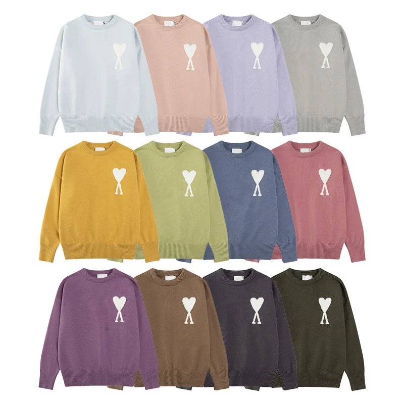 Comme des Garçons Play Heart Logo Knit Sweater Mustard Yellow - 3