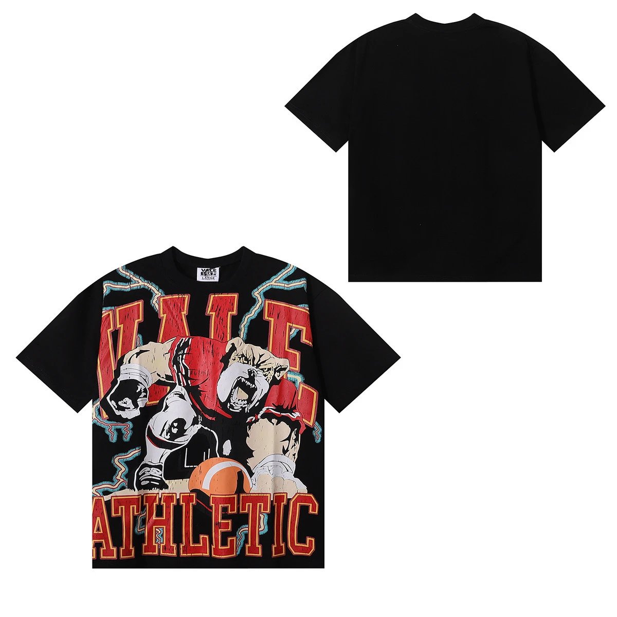 Design Vale Bone Athletic Graphic Print White T-Shirt T-Shirts - 25