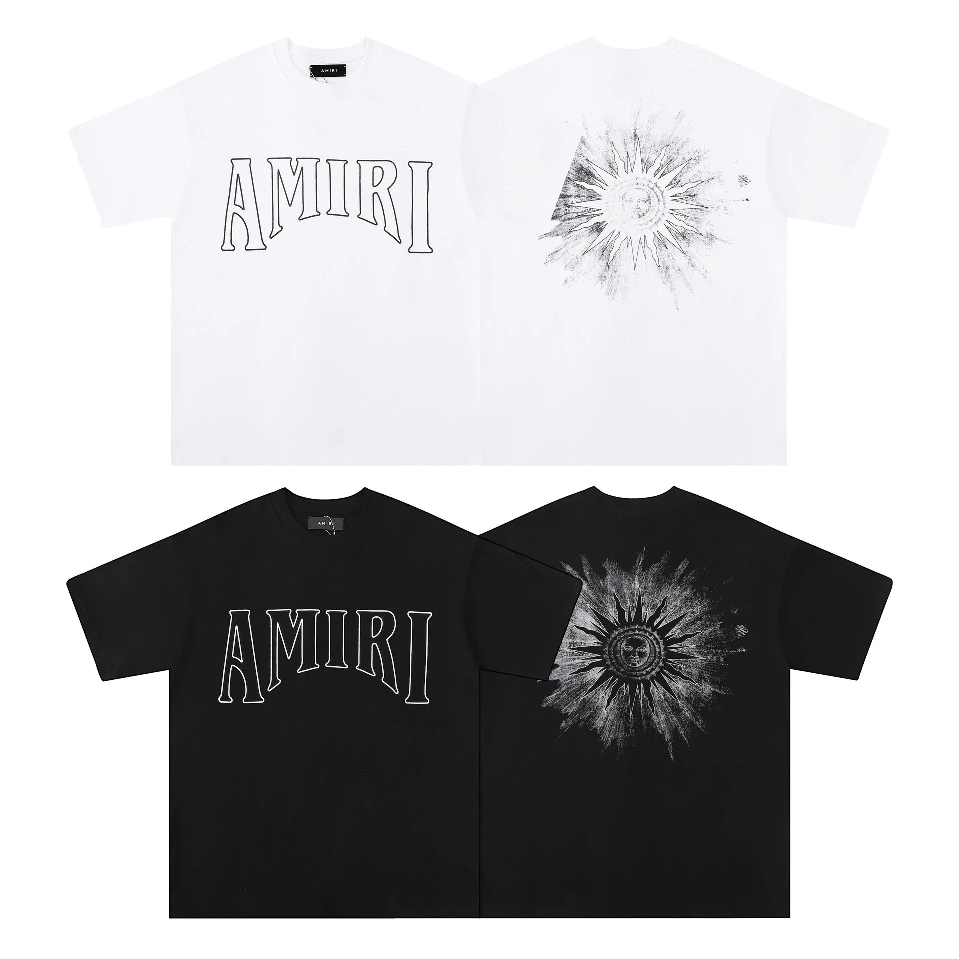 Amiri Ornate Script Logo White T-Shirt - 22