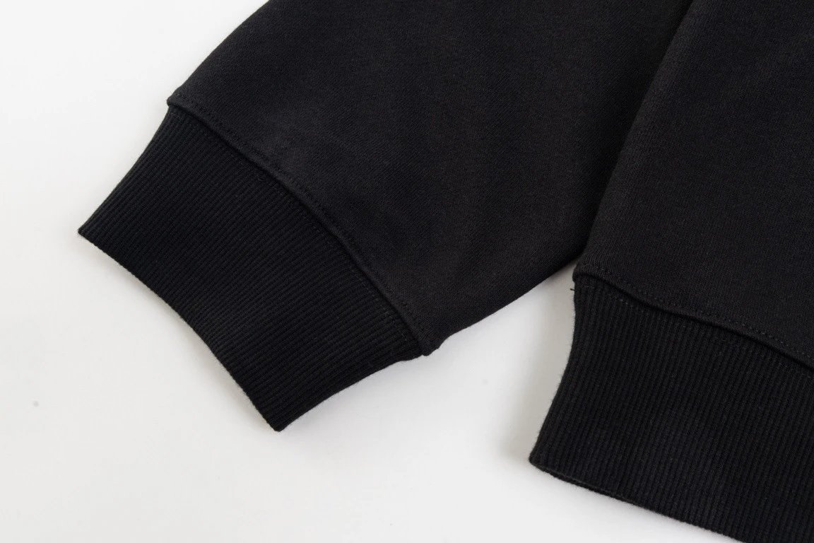 Prada Re-Nylon Logo Patch Black Hoodie - 8