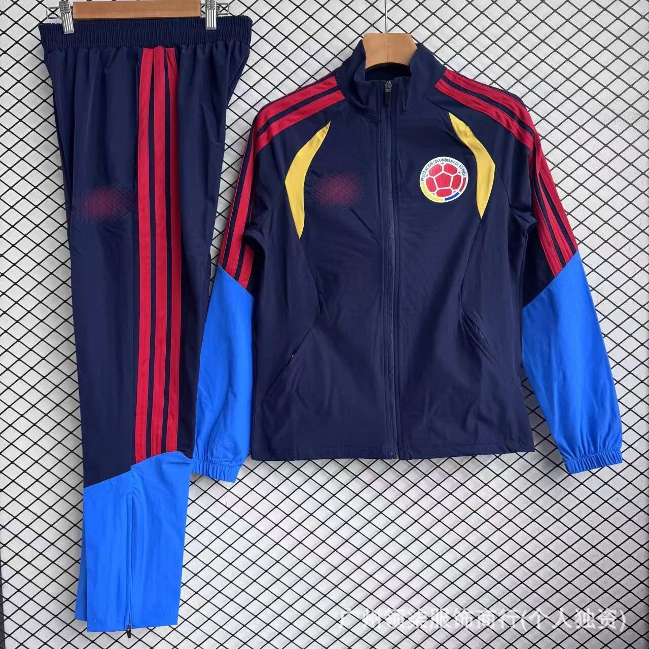 AFA Argentina National Team Training Jacket and Pants Set Light Blue / Navy - 11