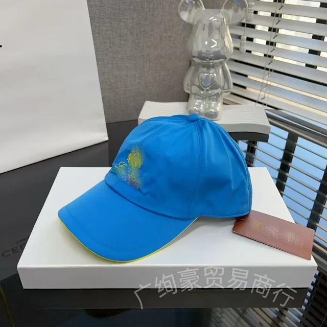Unbranded Hats Embroidered Baseball Cap with Contrast-Trim Brim product detail image 6