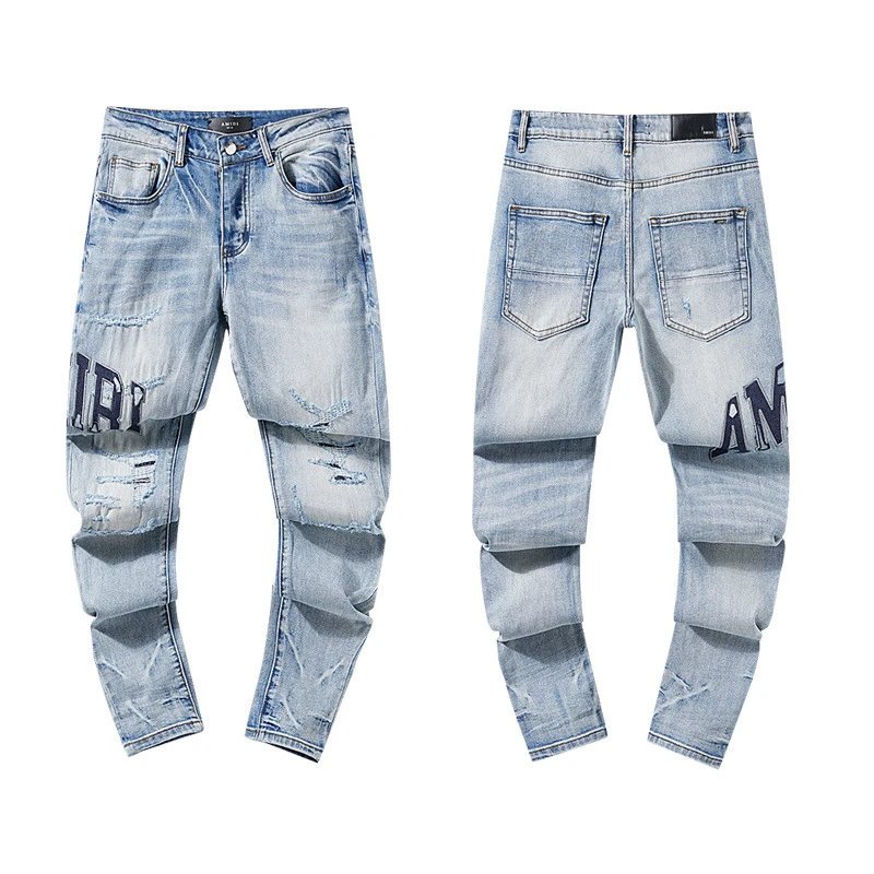 Purple Brand Paint Splatter Distressed White Jeans - 27