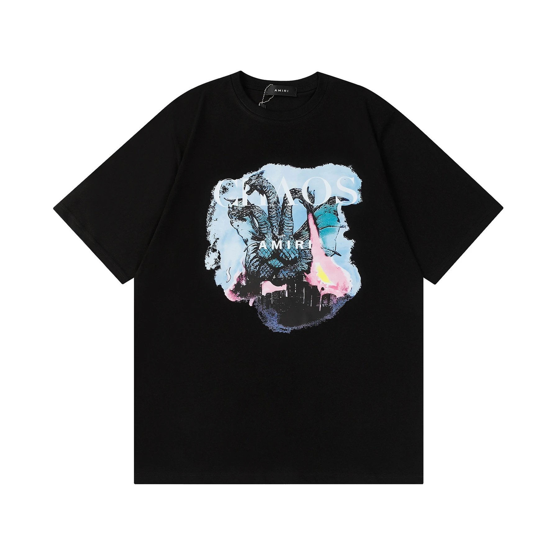 Amiri Botanical Print T-Shirt Black - 7