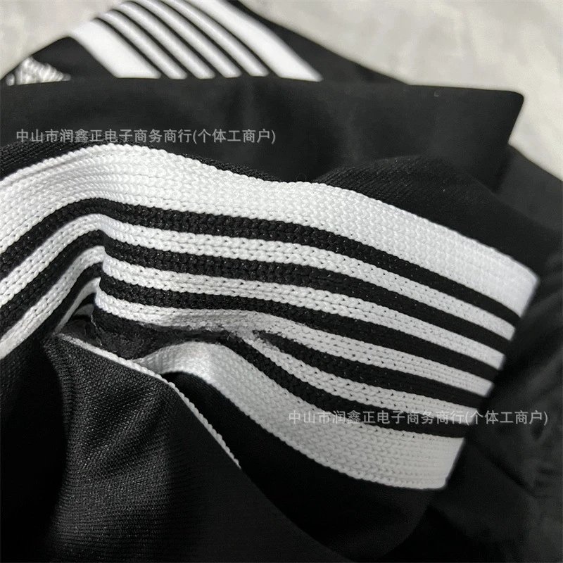 Design Track Suit Set Black with Olive Green Stripe Tracksuit - 6