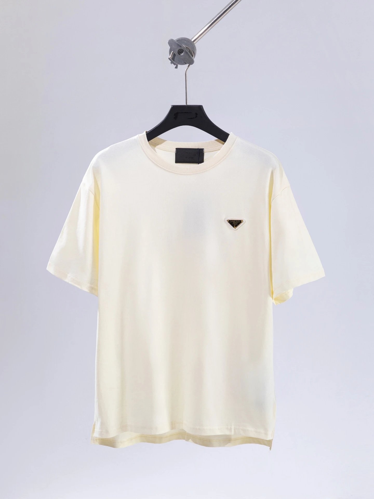 Prada Triangle Logo T-Shirt White T-Shirt - 18
