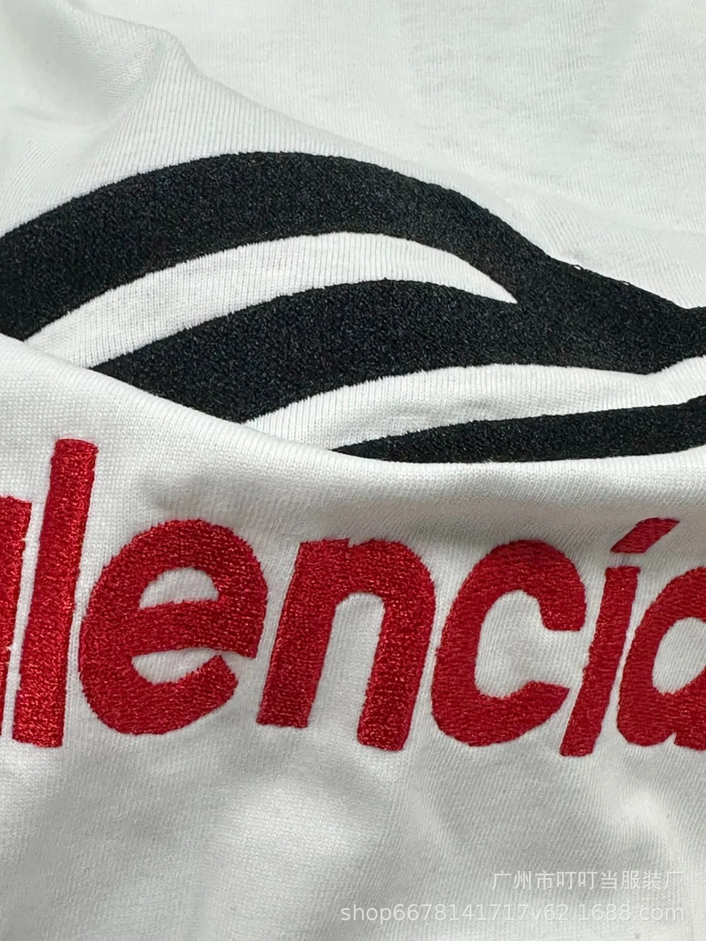 Balenciaga x Football Club Jersey White Long-Sleeve T-Shirt - 12