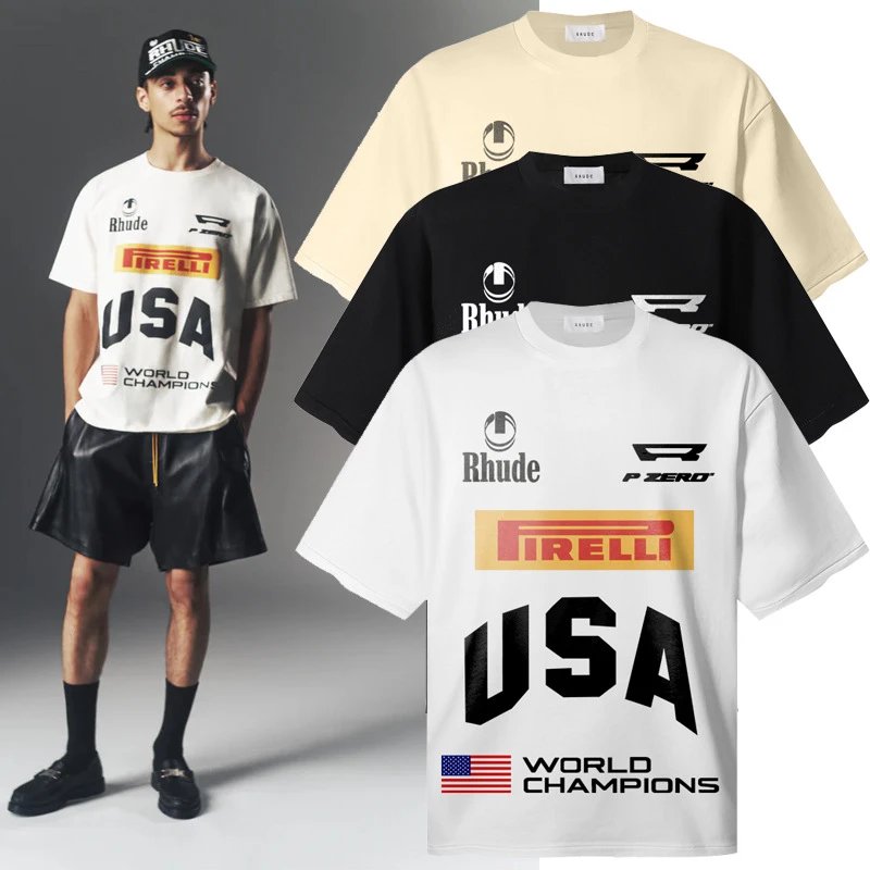 Rhude USA White Grap