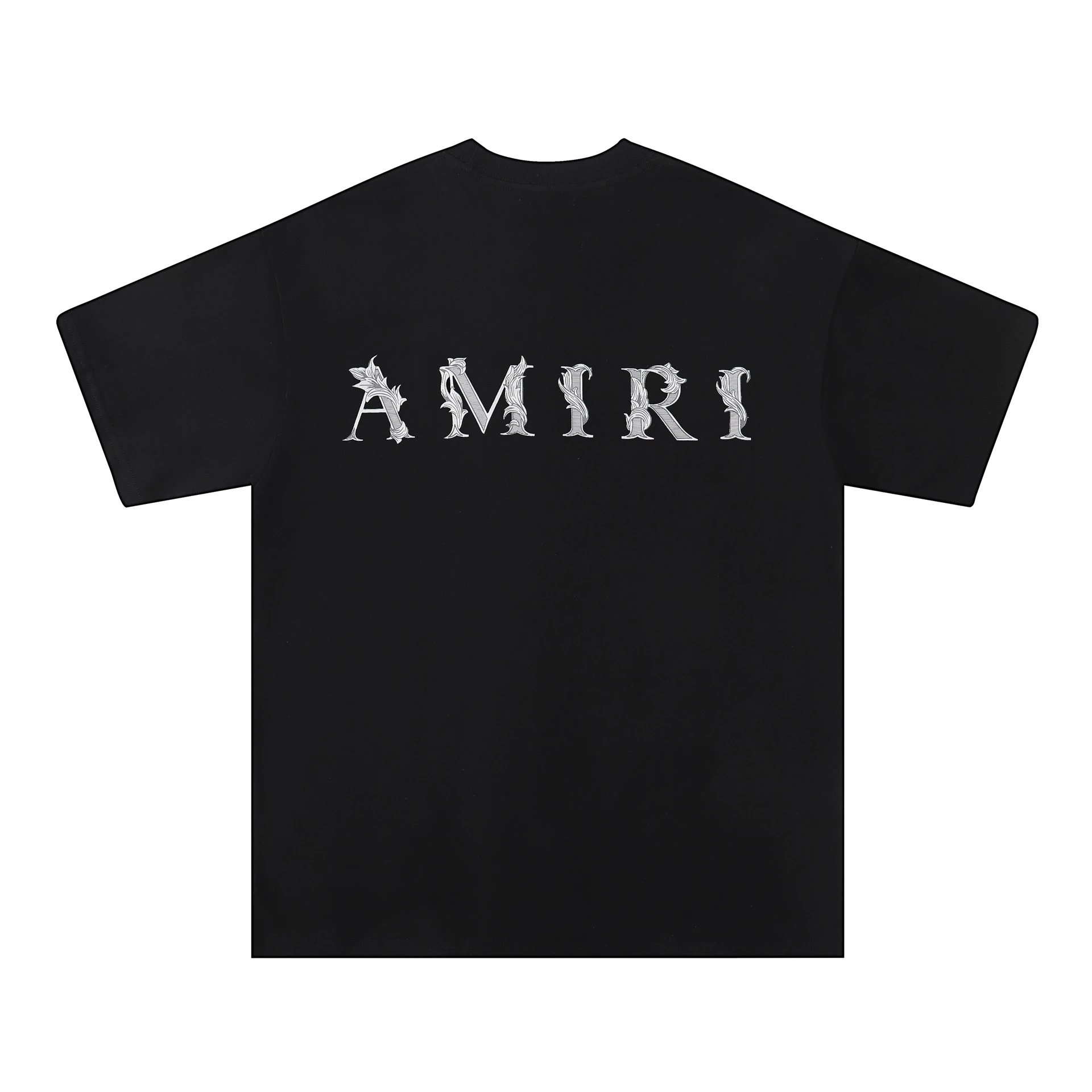 Amiri Ornate Script Logo White T-Shirt - 17