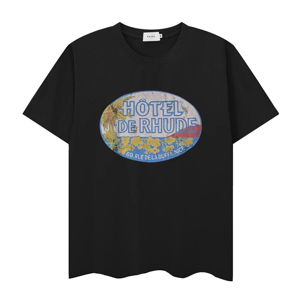 Rhude Town and Country Graphic T-Shirt White - 38