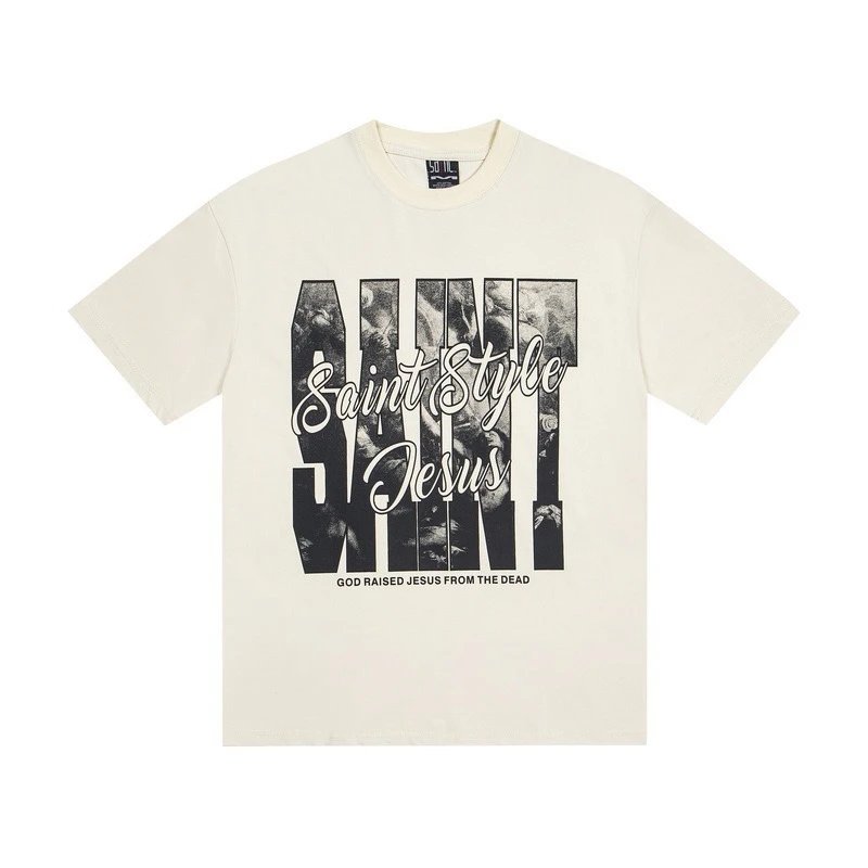 Saint Tears Saint Style Jesus Black T-Shirt - 12