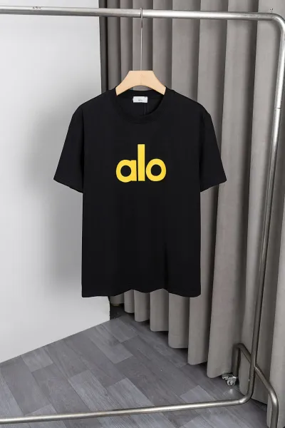Alo Alo Logo Black T-Shirt - 1
