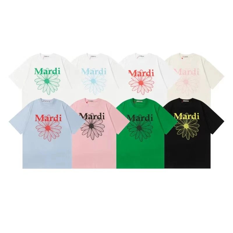 Mardi Mercredi Daisy Graphic Black T-Shirt - 3