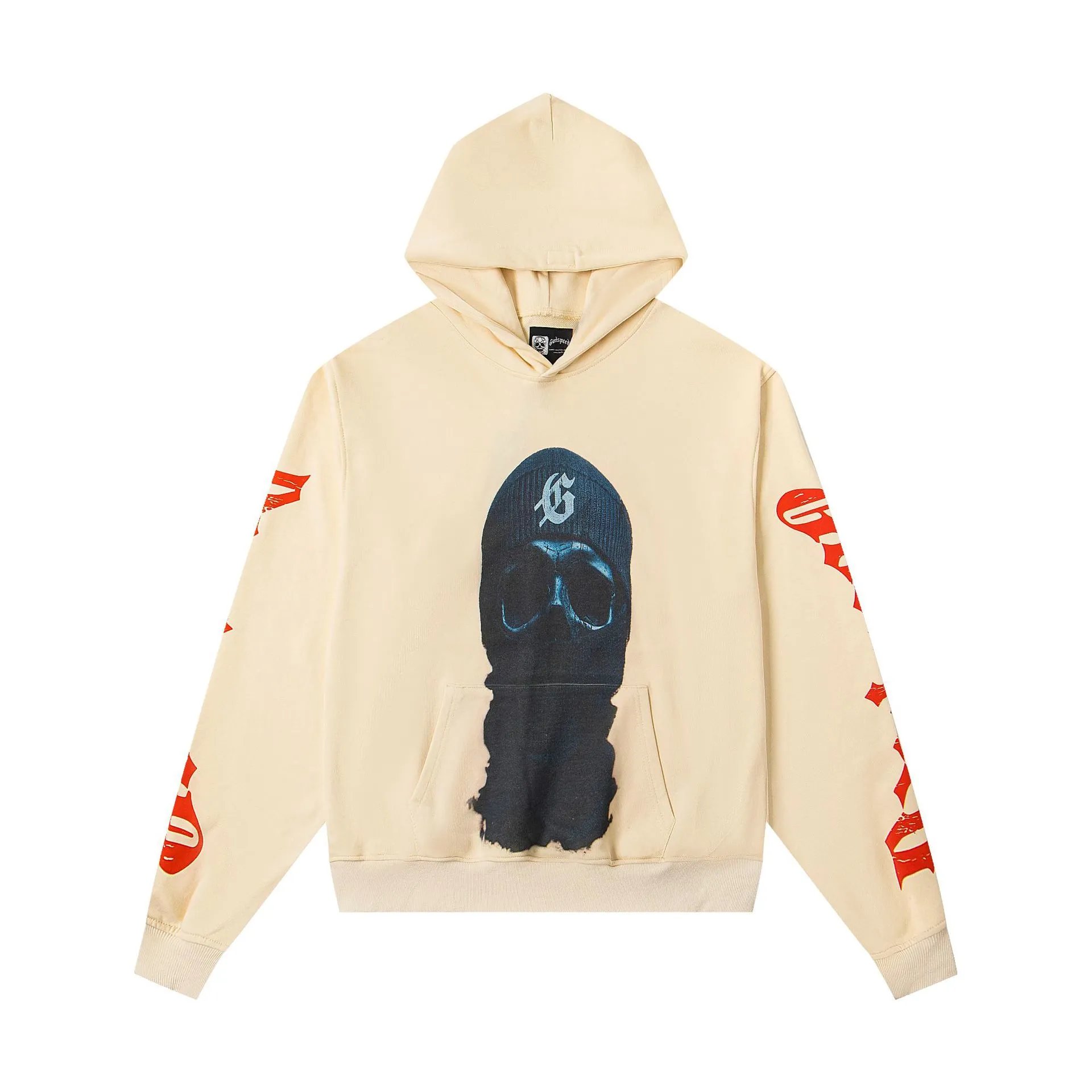 Godspeed Hoodies & Sweatshirts Graphic-print pullover hoodie — G02 Apricot Color