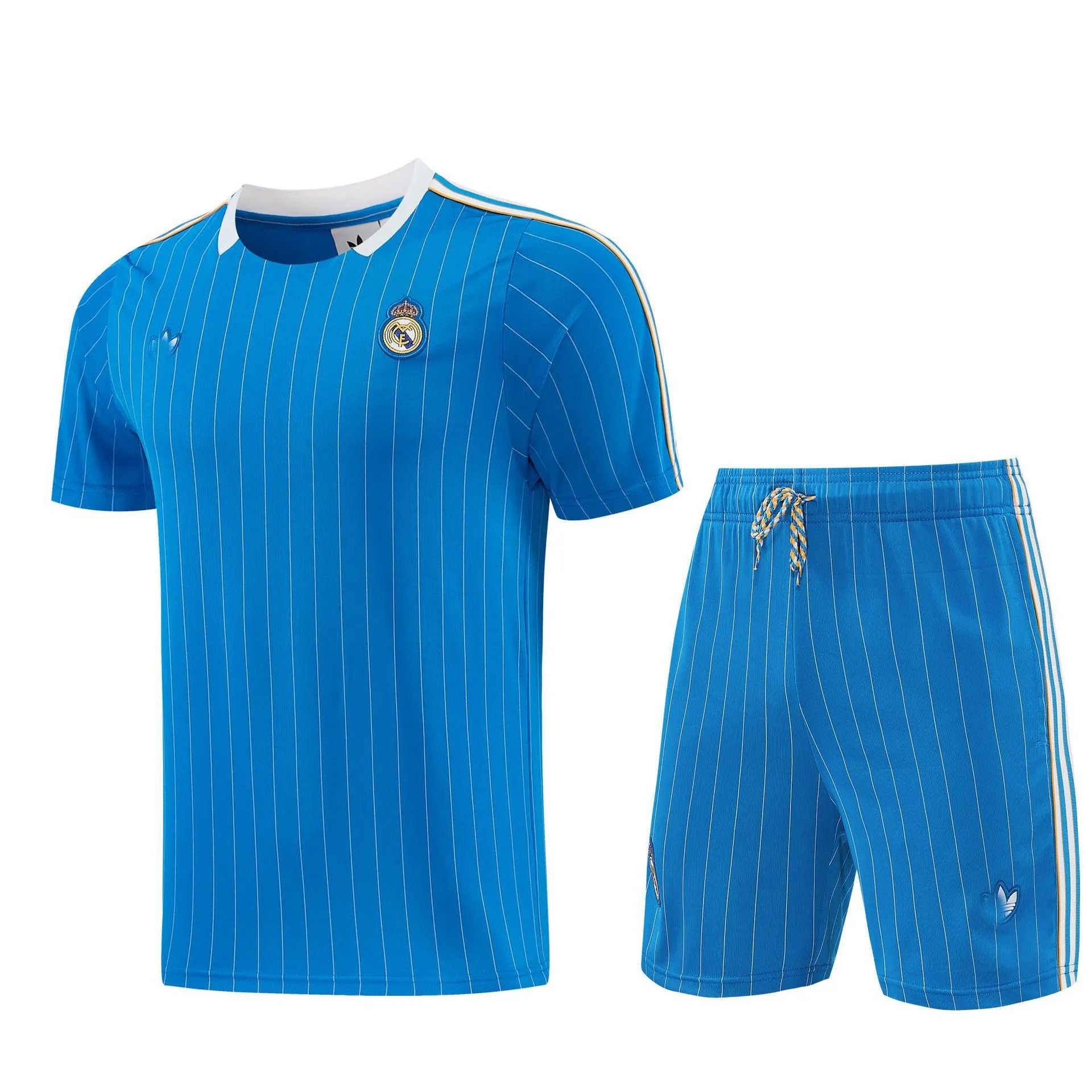 Chelsea FC x Adidas Originals Pinstripe Training Set White / Blue - 21