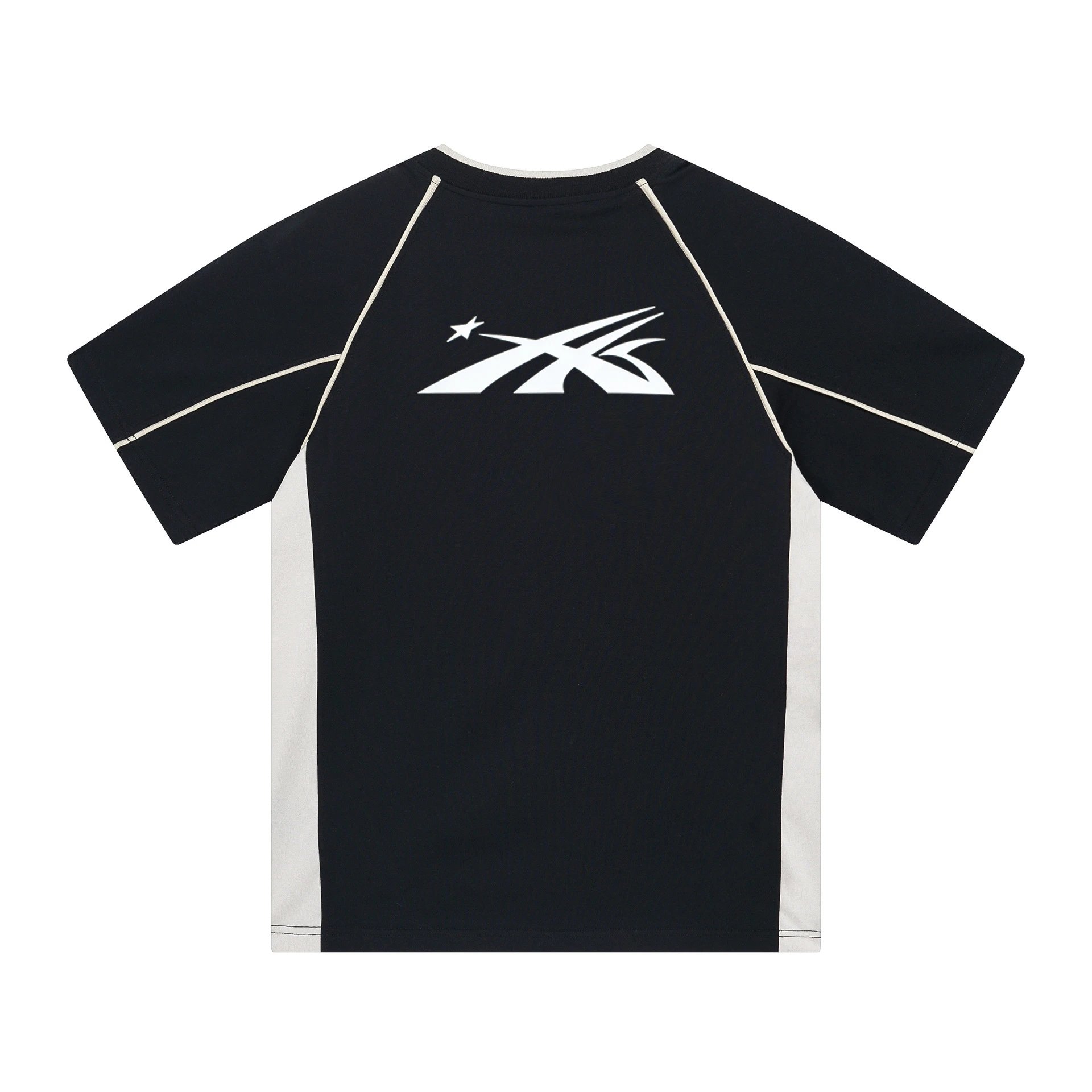 Hellstar V-Neck Performance Tee Beige and Burgundy Jersey - 15