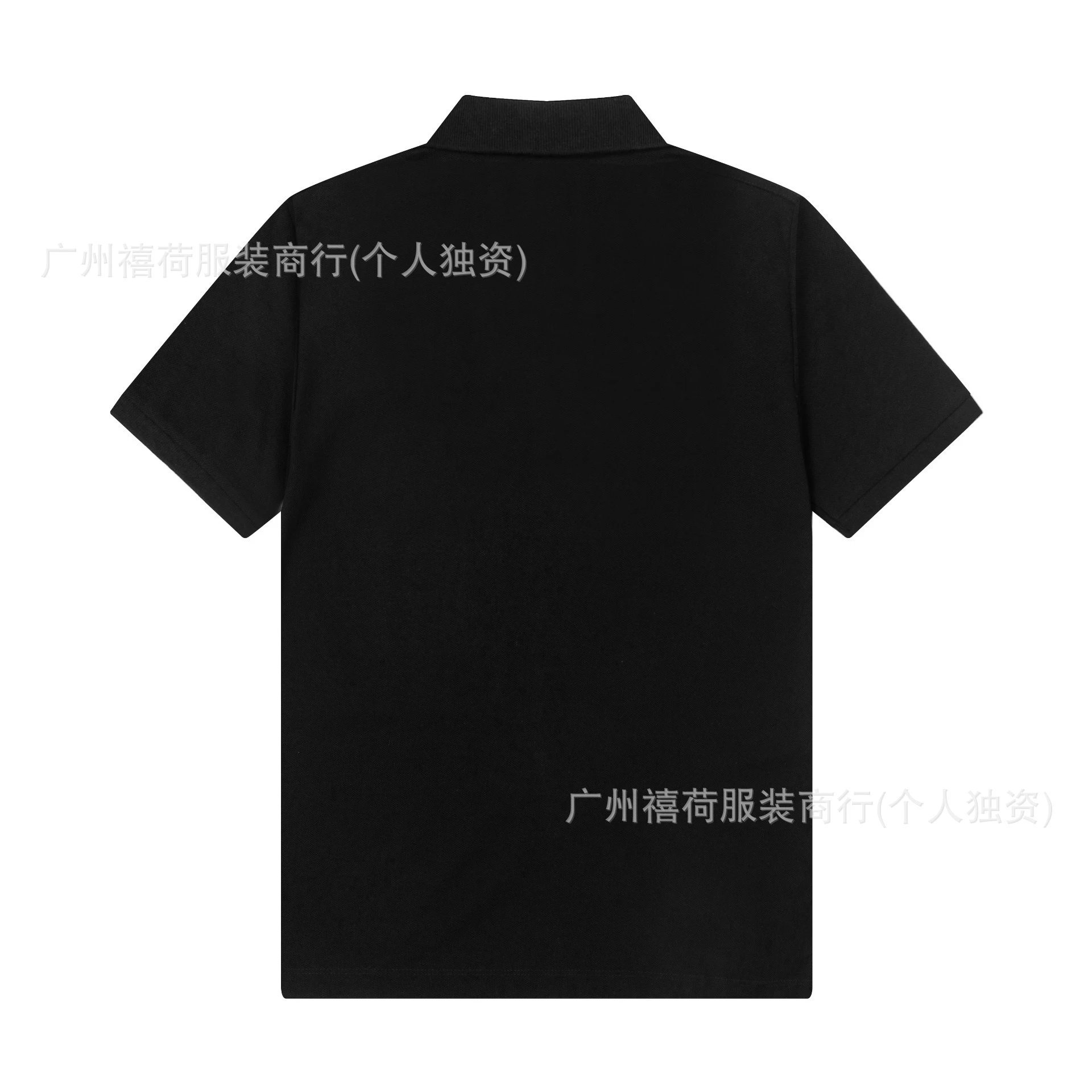 Prada Triangular Logo Color-Block Polo White / Gray Tops Polo - 4