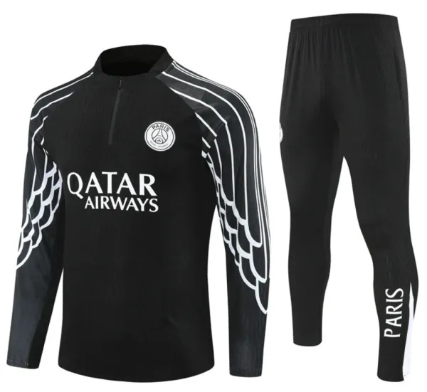 Paris Saint-Germain Training Set Black / White Activewear - 1