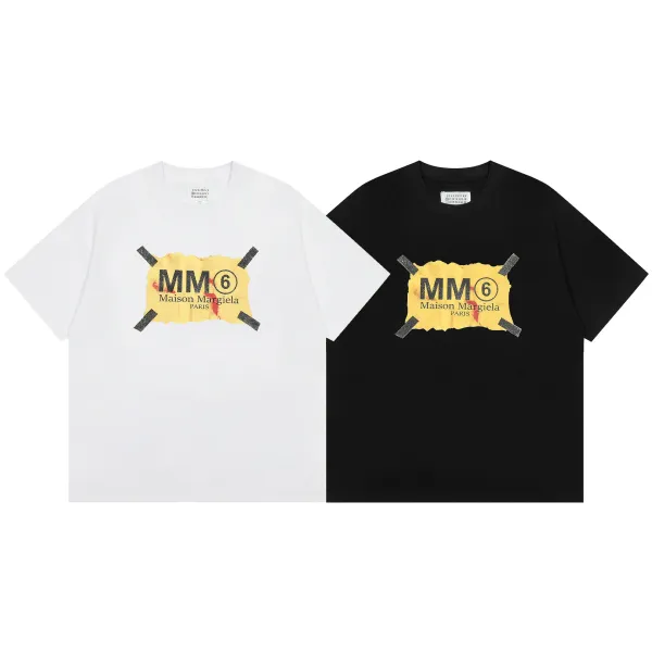 Maison Margiela Calendar Print Oversized T-Shirt Black - 6