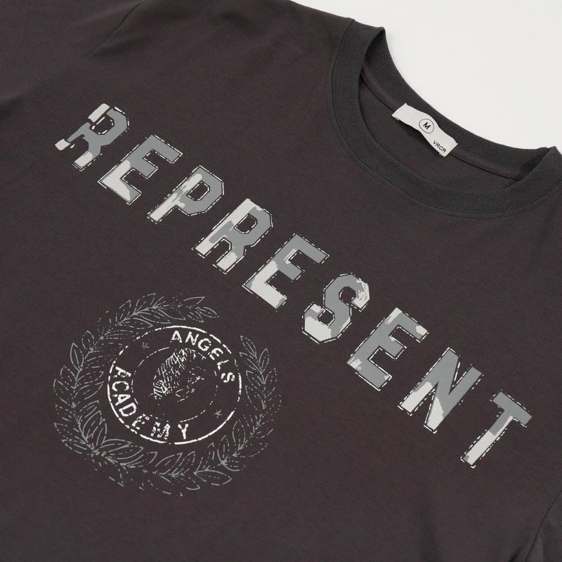 Represent Angels Academy Beige Oversized T-Shirt - 8