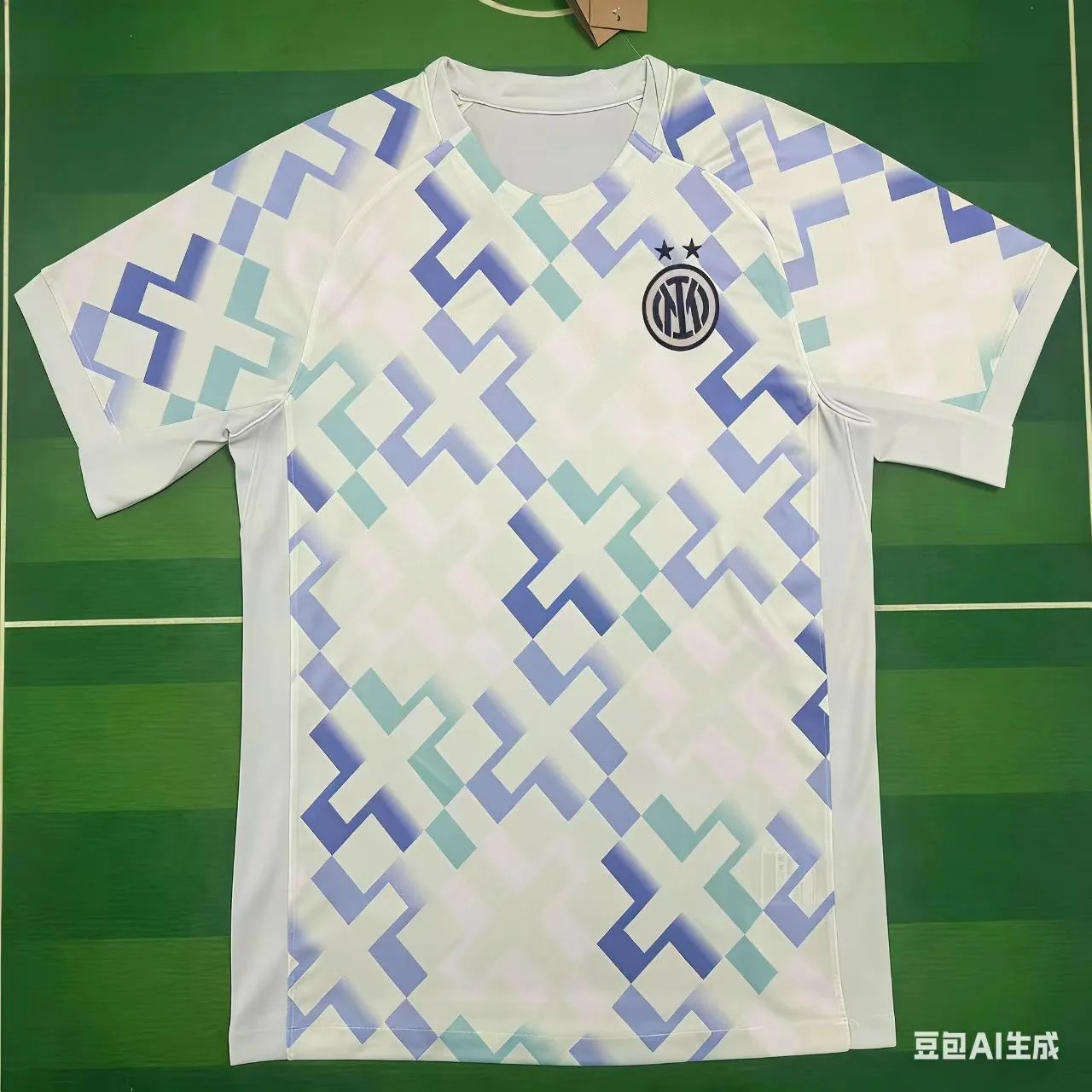 Olympique de Marseille Third Jersey Black and Sky Blue - 11