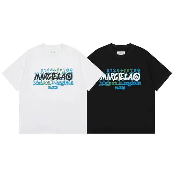 Maison Margiela Calendar Print Oversized T-Shirt Black - 8