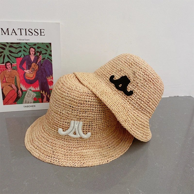 Straw Bucket Hat Bei