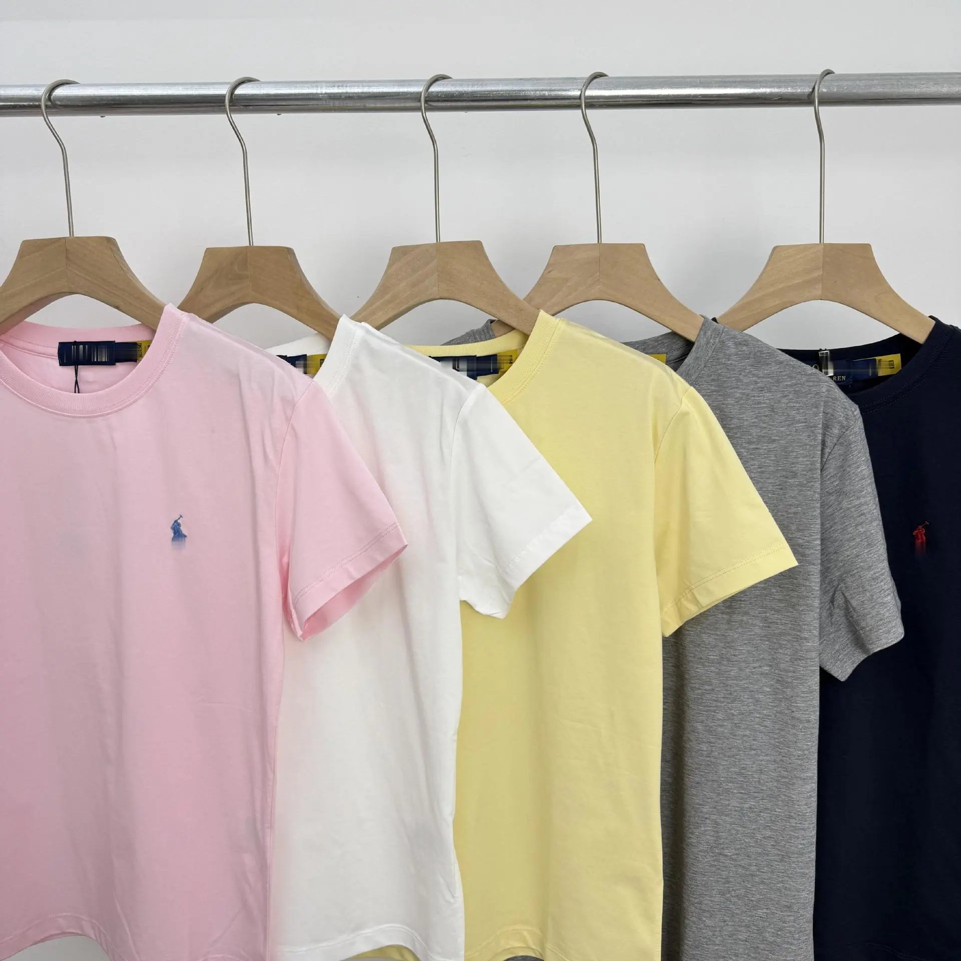 Polo Ralph Lauren Classic Fit Small Pony Logo Yellow T-Shirt - 4