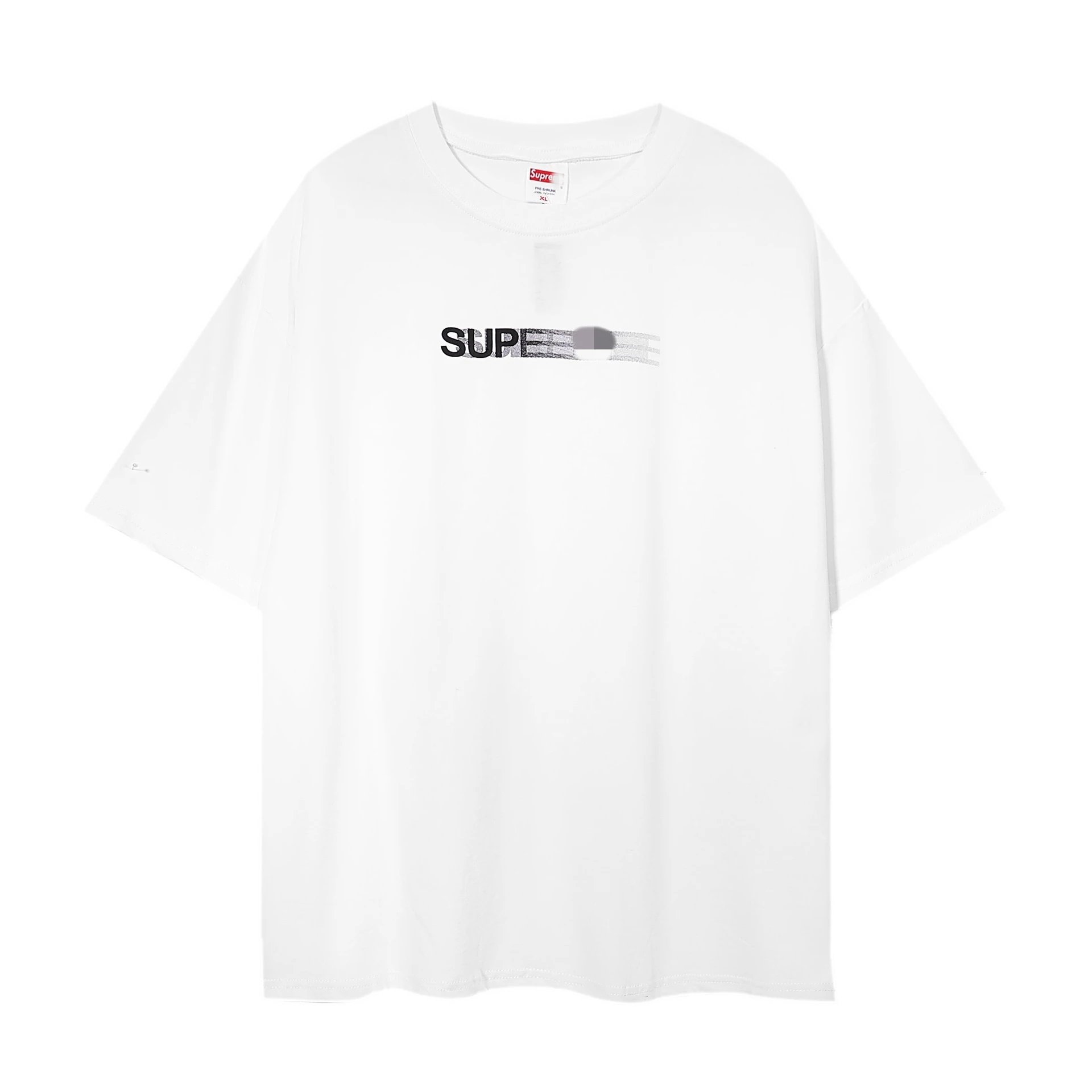 Supreme Box Logo Distorted Print White T-Shirt - 3