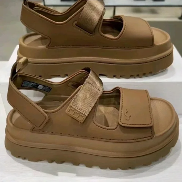 Lacoste Sandals Platform lug-sole hook-and-loop product detail image 1