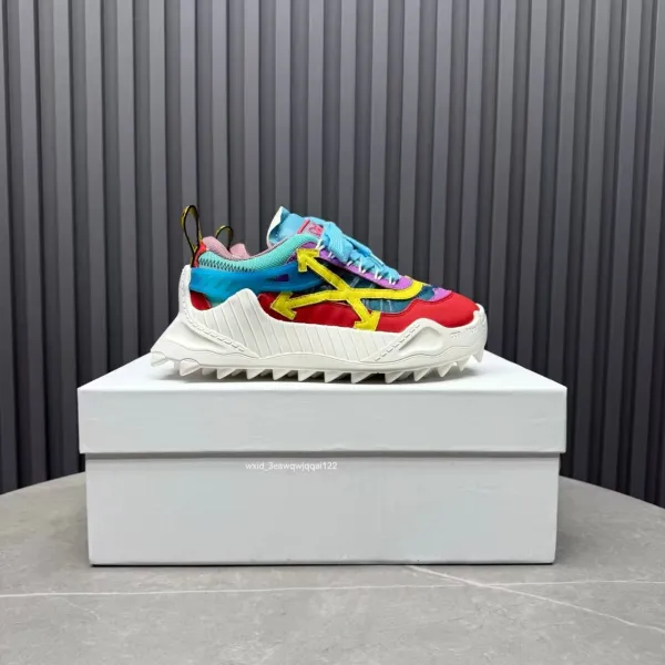 Off-White Diagonal Arrow Chunky Sneakers Multicolor - 1