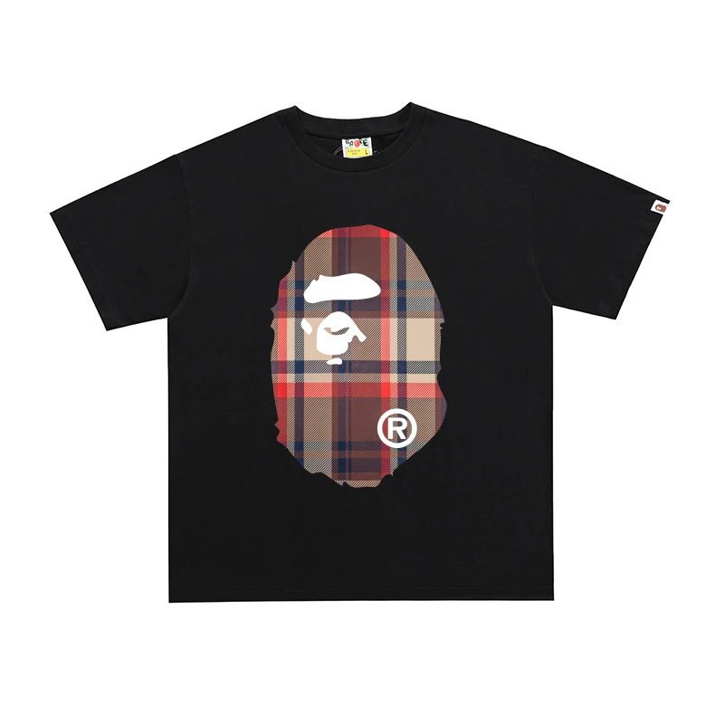 A Bathing Ape Plaid White T-Shirt - 16