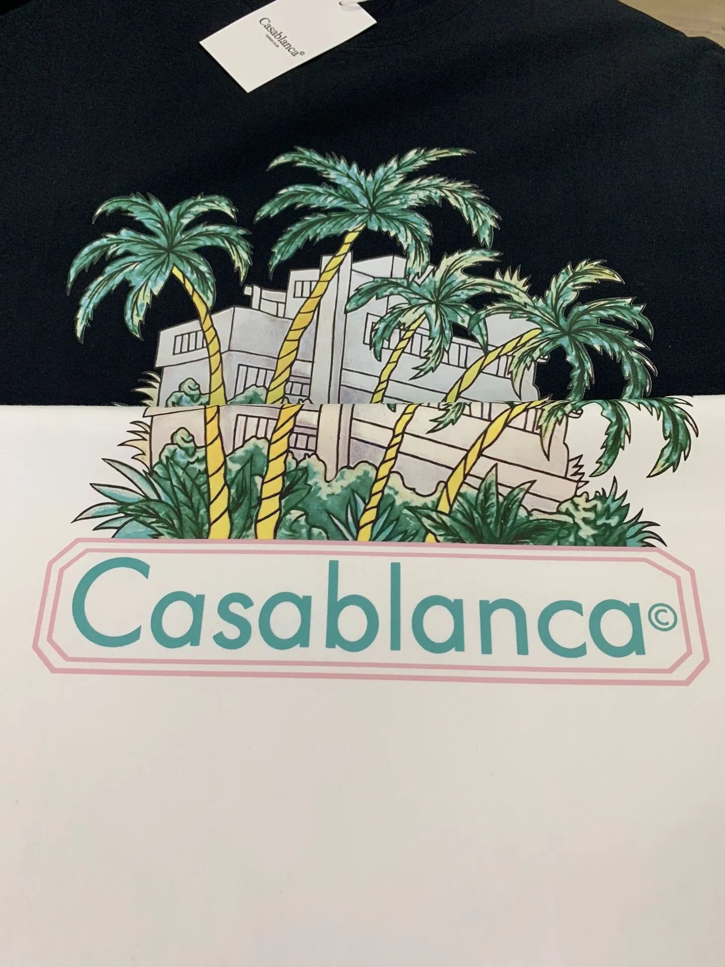 Casa Équipement Sportif Graphic Print White T-Shirt - 50