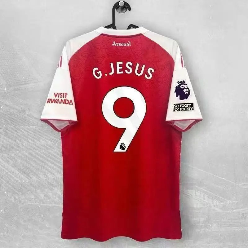 Arsenal FC Saliba #2 Home Jersey Red - 5