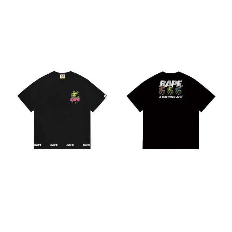 A Bathing Ape 31 Logo Graphic T-Shirt Black - 15