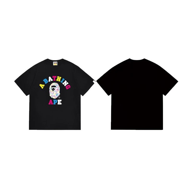 A Bathing Ape 31 Logo Graphic T-Shirt Black - 18
