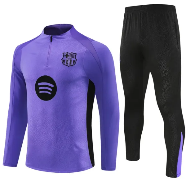 FC Barcelona x Spotify Training Set Purple / Black Activewear - 1