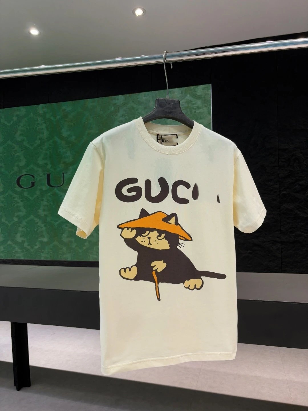 Gucci Crab Print Graphic T-Shirt Off-White - 20